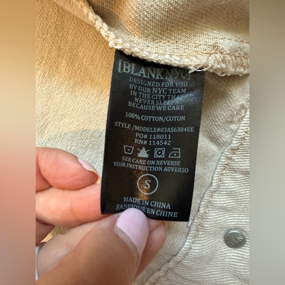 Blank NYC Rose Dust Denim Jacket - Picture 14 of 14